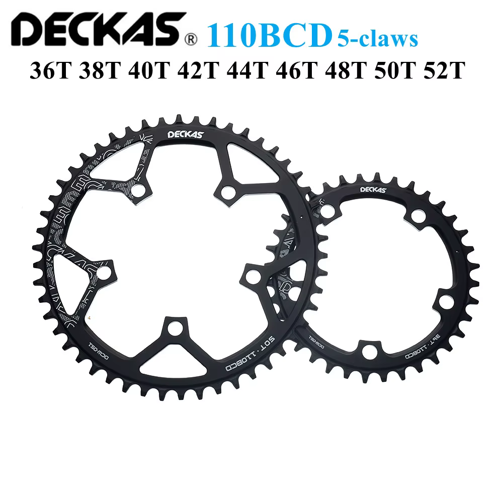 Deckas 110BCD plateau vélo de route dent large étroite 36T 38T 40T 42T 44T 46T 48T 50T 52T