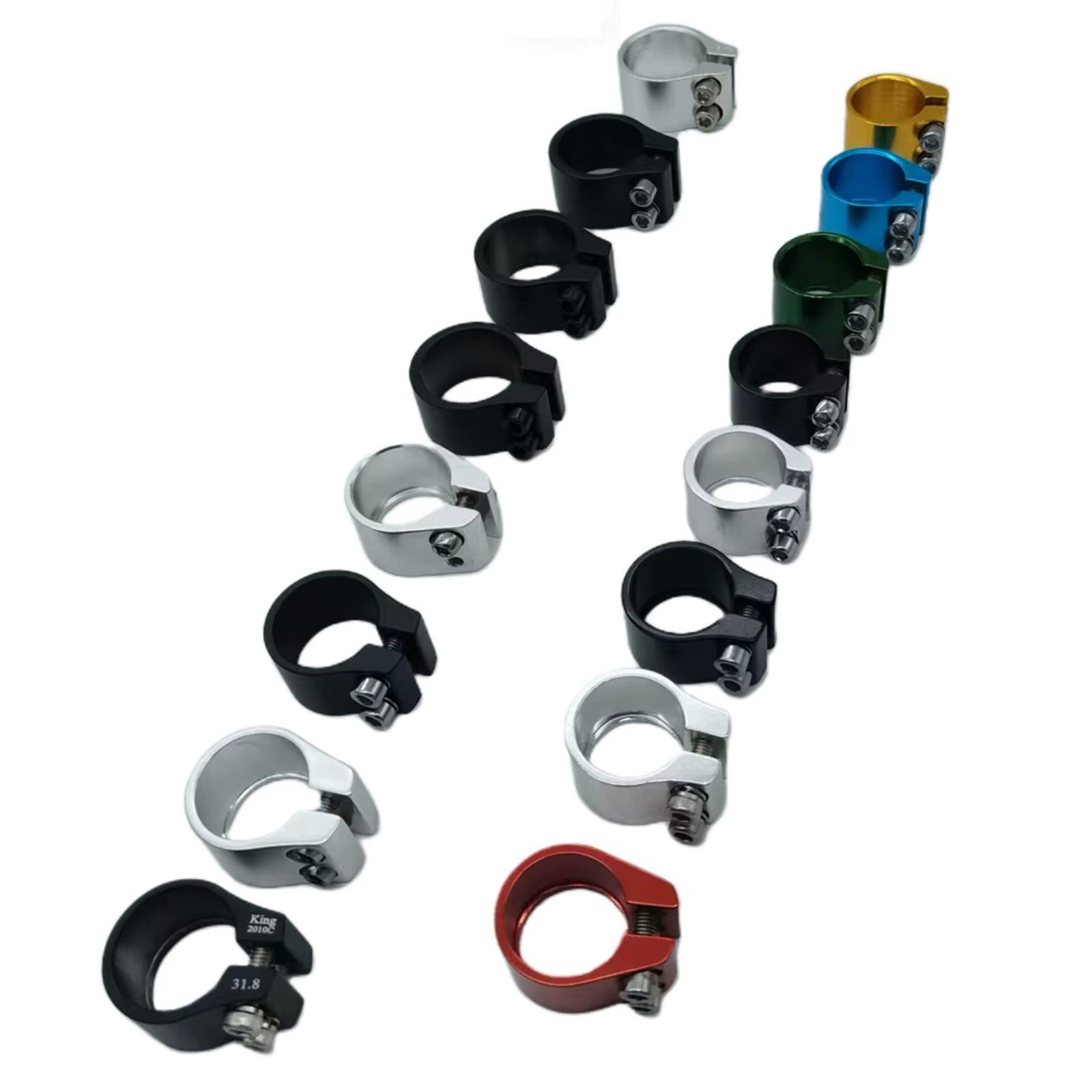 Collier de serrage de tige de selle de vélo 28