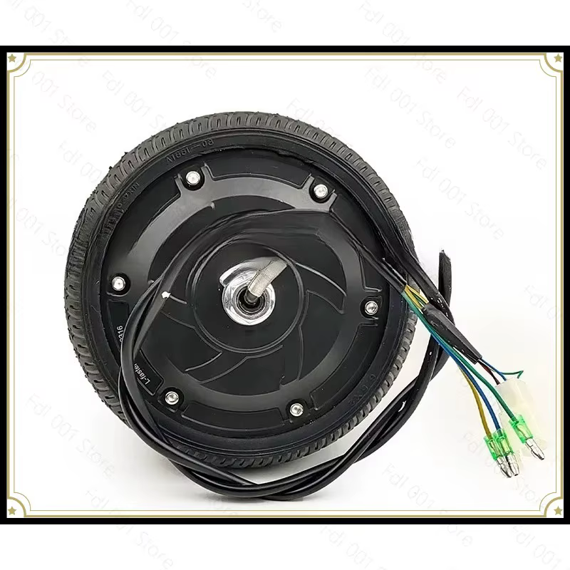 Moteur de scooter électrique sans engrenage 24V/36V/48V/350W pour roue pleine de 6