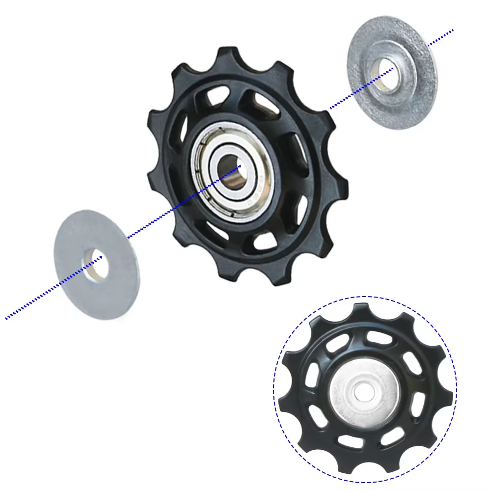 11T 12T 13T 14T roulement vtt vélo roue de guidage arrière