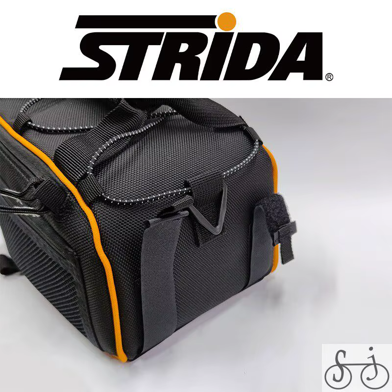 Sac de transport en toile à dégagement rapide pour porte-bagages arrière de vélo pliant STRiDA