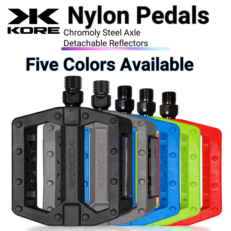 Pédales de vélo ultralégères antidérapantes en Nylon imperméable repose-pieds route BMX vtt