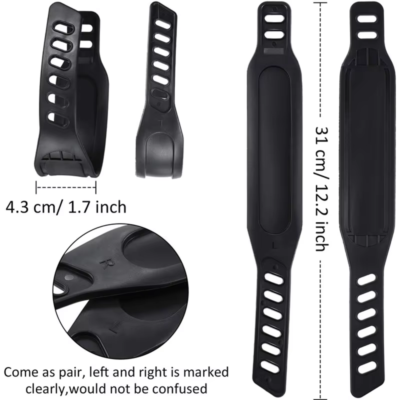1/2 paires de sangles de pédale de vélo d'exercice, sangles universelles pour étriers de vélo de Fitness, longueur réglable, accessoires de vélo pour l'entraînement à domicile