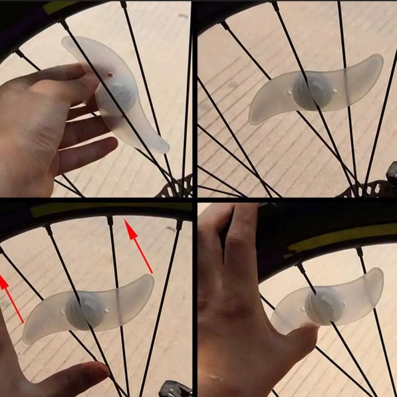 Feu de rayons de roue de vélo