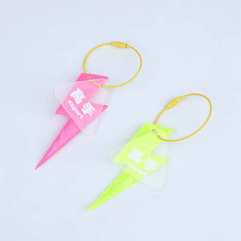 Pendentif réfléchissant pour vélo, avertissement de sécurité pour la conduite en extérieur, pendentif éclair haute visibilité, durable, universel pour vélo de route