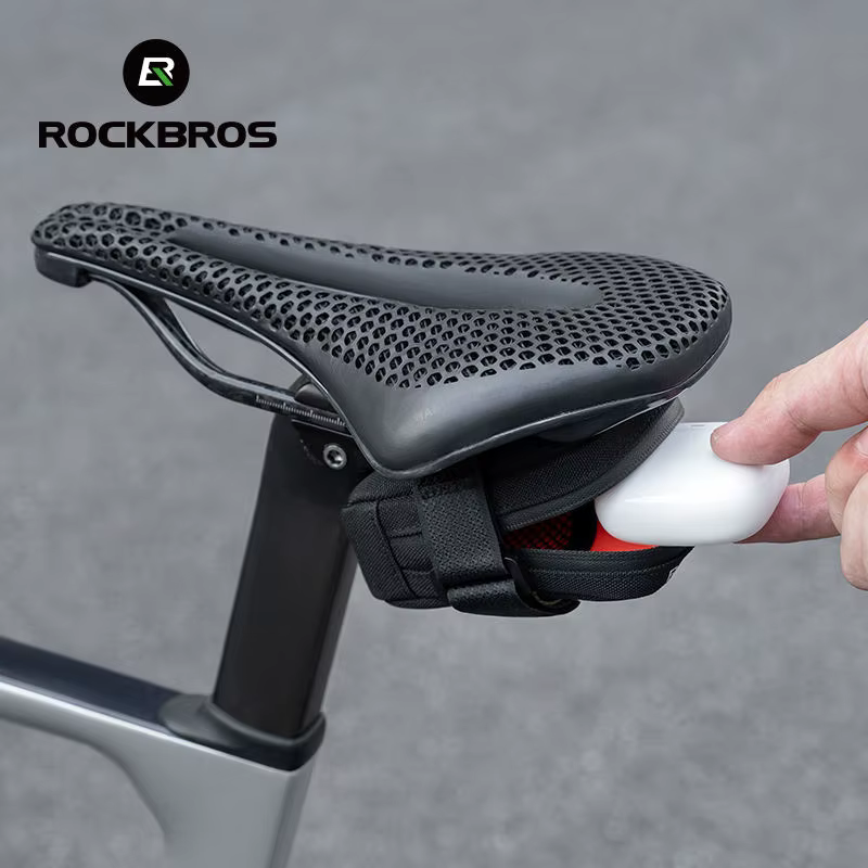 Sacoche de selle de vélo ROCKBROS sécurisée par système de fixation