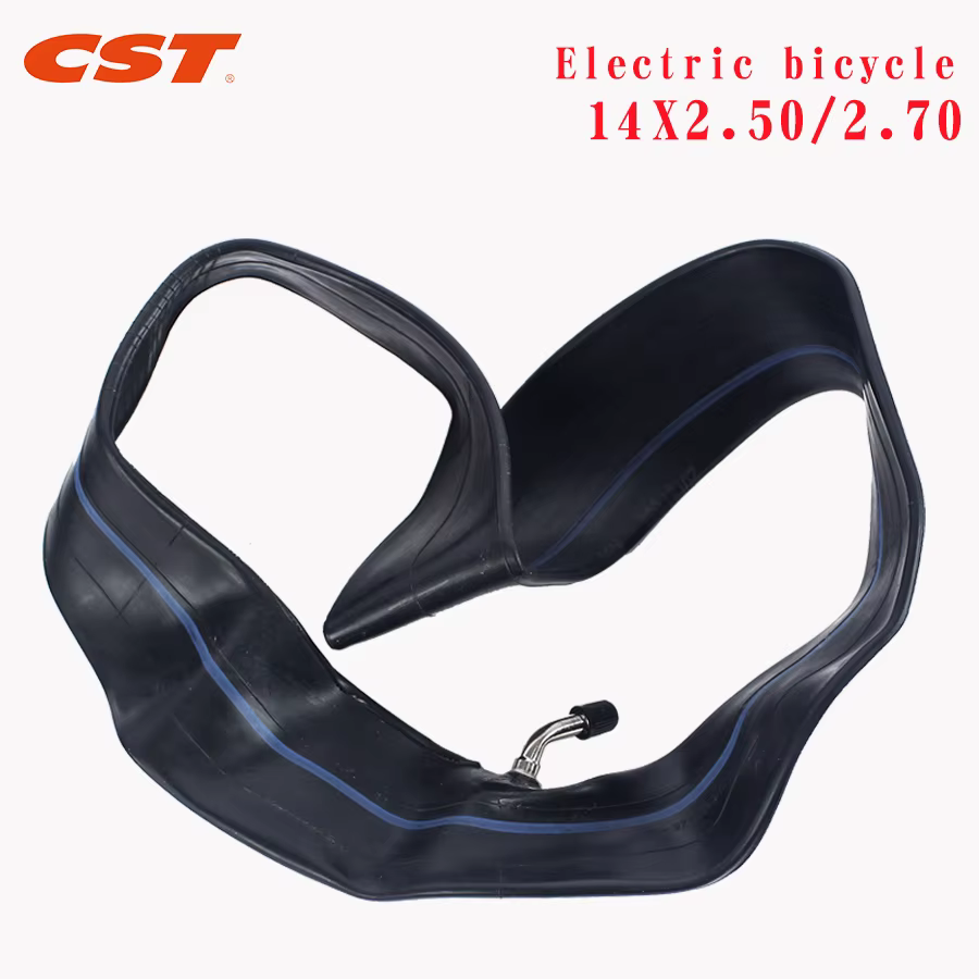 Pneus de vélo électrique CST 12 14 16 18 20" 1.75/2.5/2.7/2.125/3.0 avec valve coudée