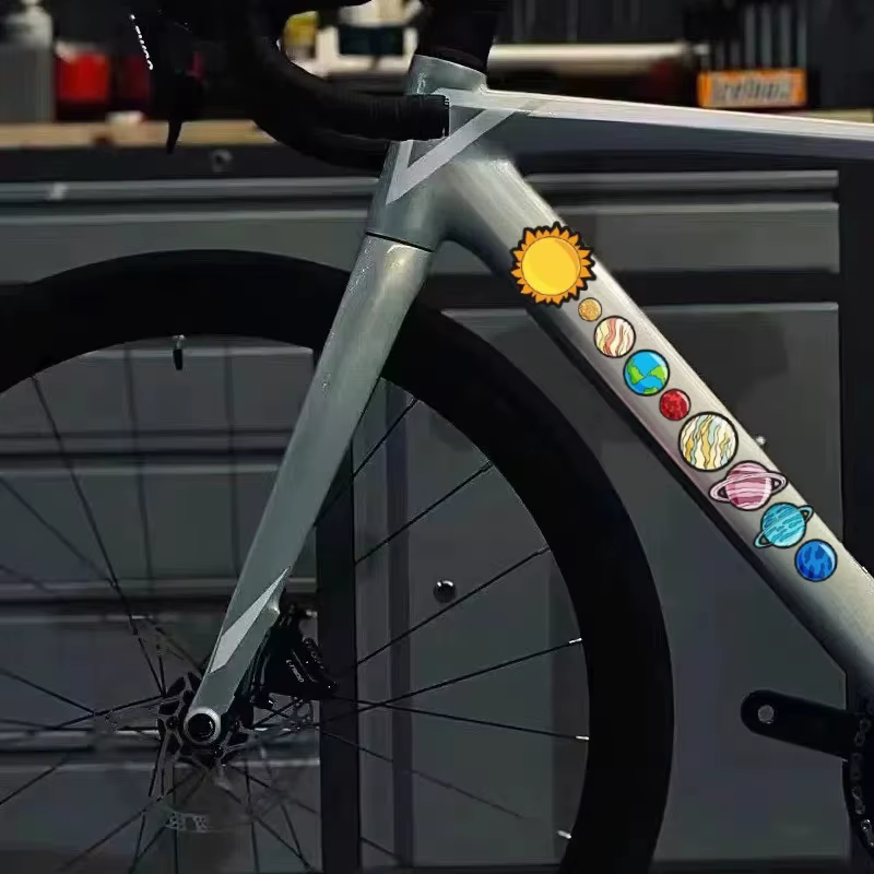 Autocollant de vélo 2D plat 2 pièces