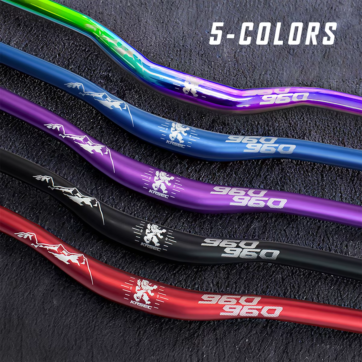 Guidon de vélo de montagne KRSEC31.8MM en alliage d'aluminium