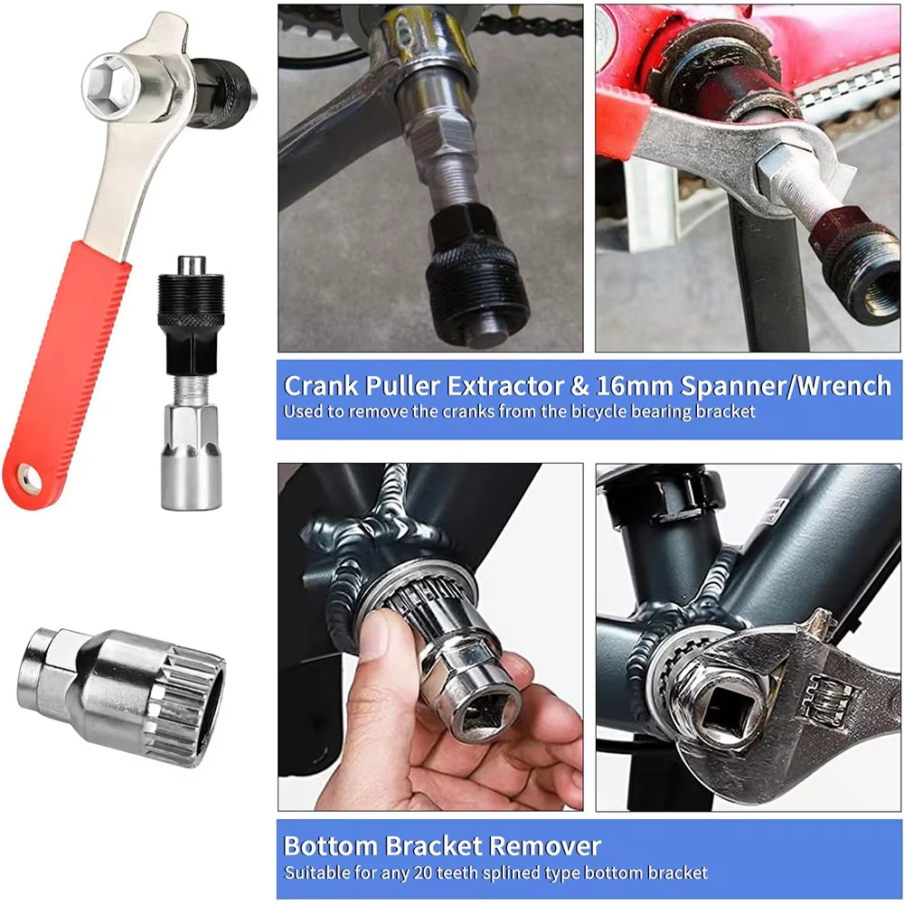 Kit d'outils de vélo, outils professionnels de réparation