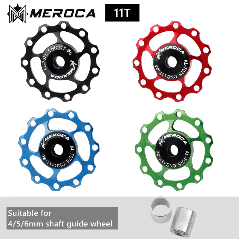 MEROCA 2 pièces vtt vélo de route dérailleur arrière poulie ensemble