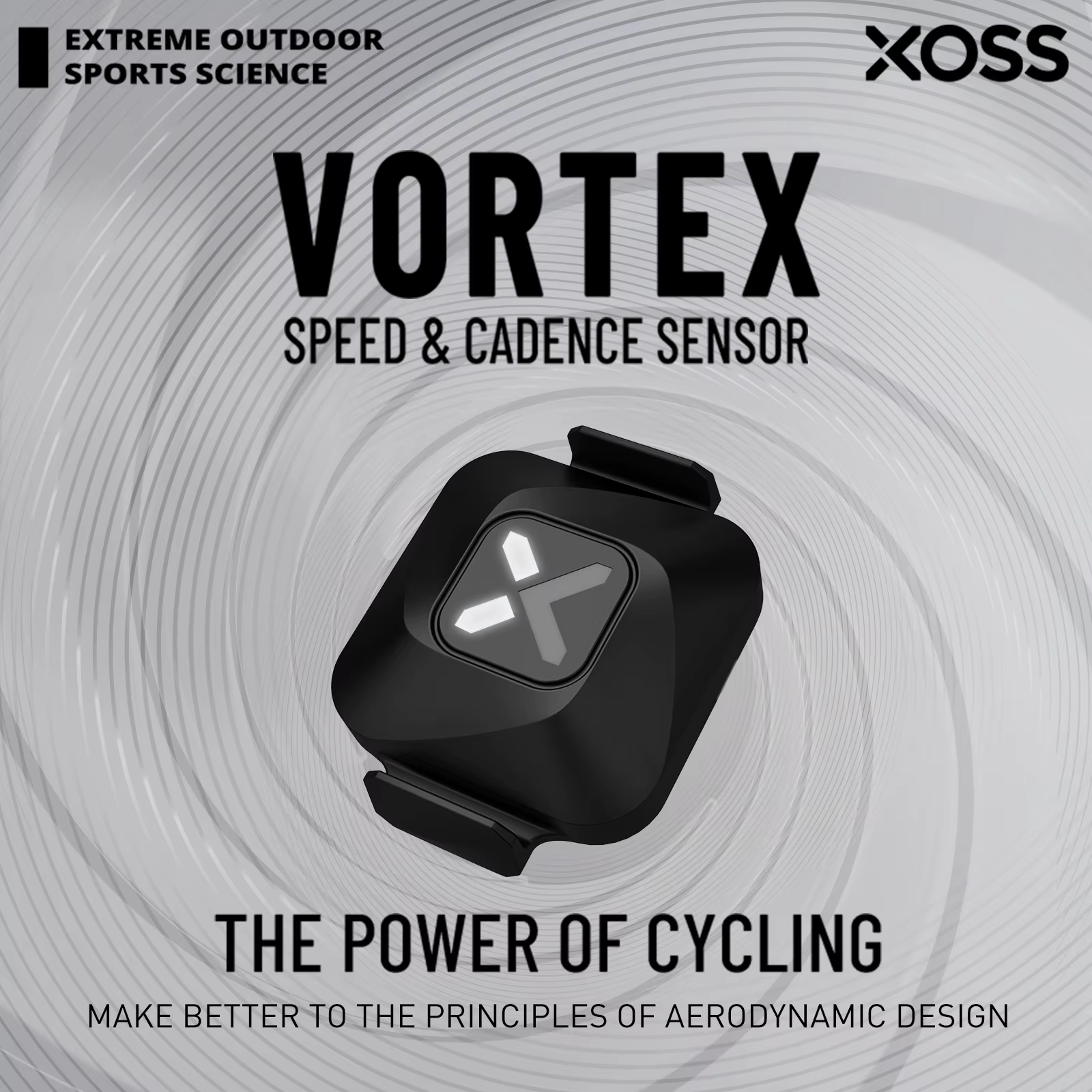 Capteur de cadence de vitesse Vortex pour ordinateur de vélo