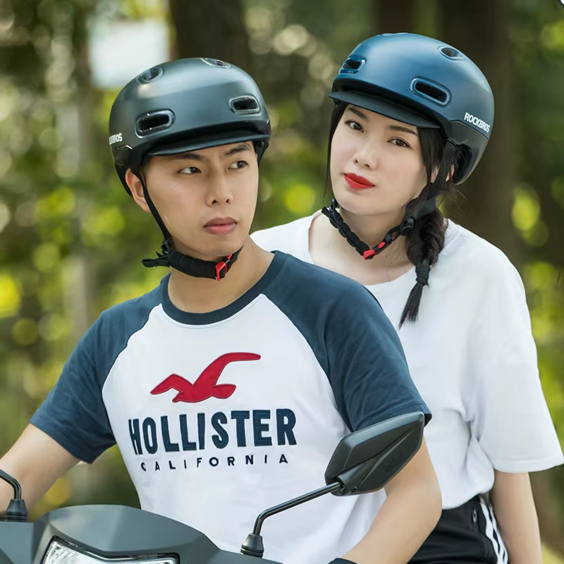 Casque de vélo ROCKBROS avec fixation de visière décontractée