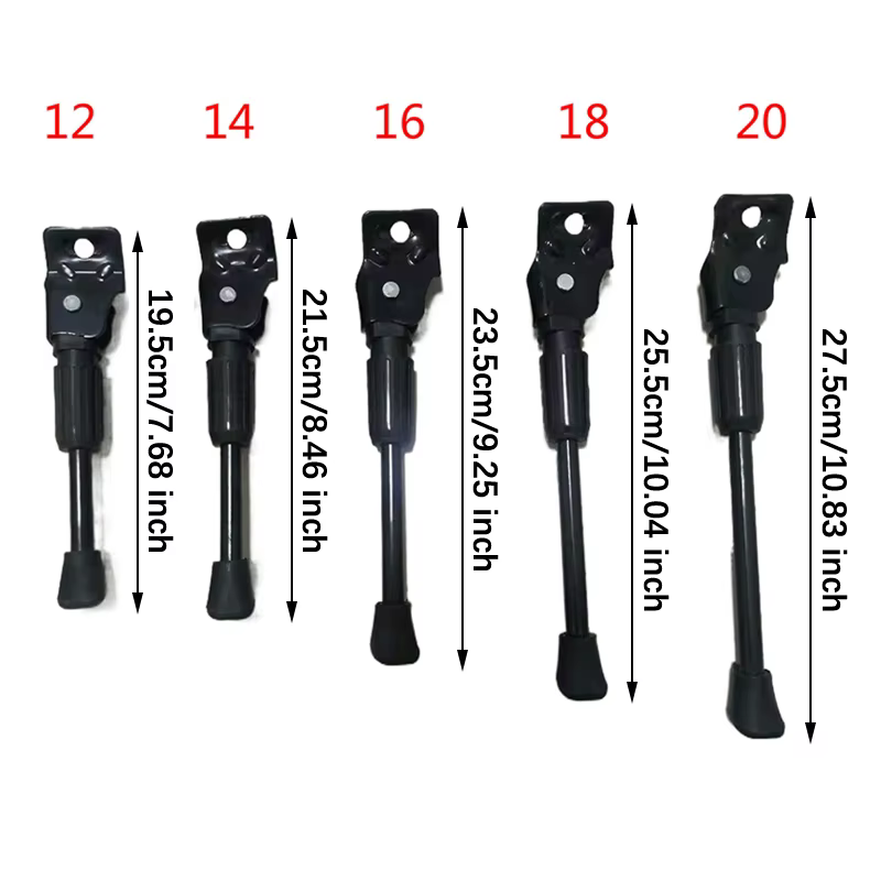 Béquille de vélo pour enfants pour roue de vélo de 12 14 16 18 pouces