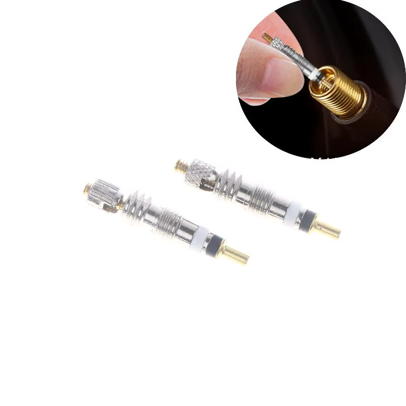 2/6/10 Pièces Noyaux de valve Presta amovibles en laiton pour réparation et remplacement de vélos