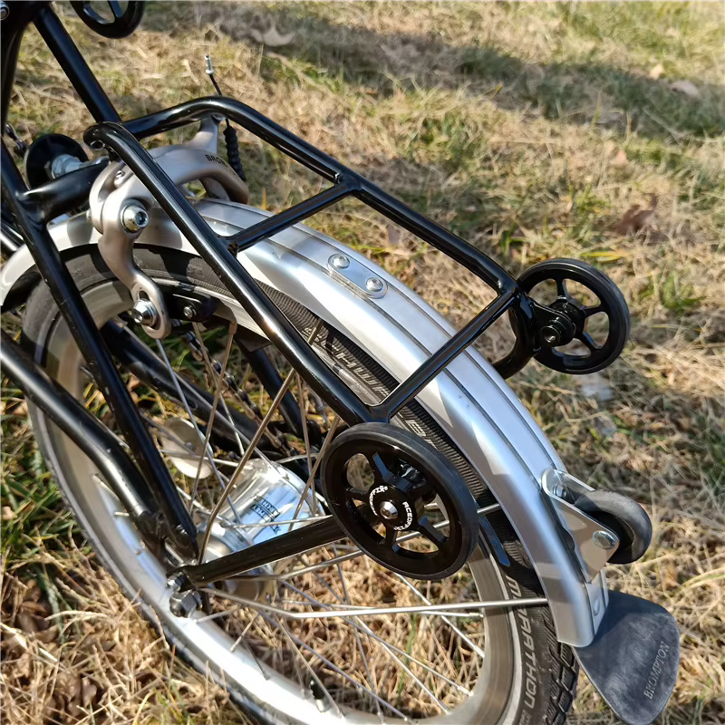 Aceoffix 1 paire de vélo pliant roue facile pour Brompton 60mm EZwheel