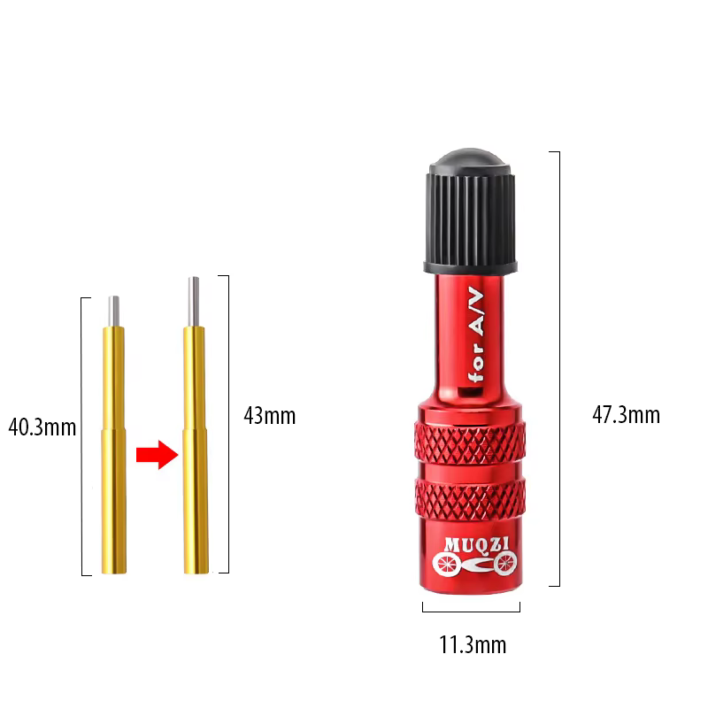 Adaptateur de Valve de fourche avant d'air de vélo