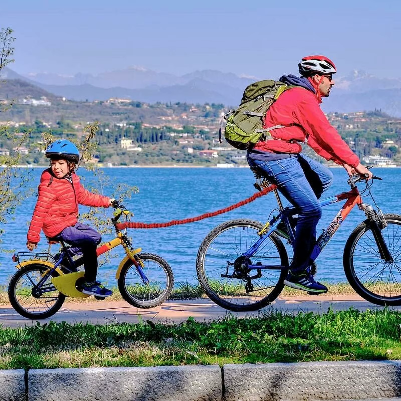 Sangle de remorquage de vélo