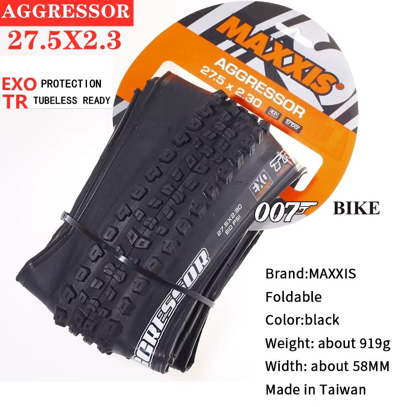1 pièce MAXXIS 29 AGGRESSOR vélo 26X2.3 27.5X2.3/2.5 29X2.3 29*2.5 EXO Protection TR Tubeless 29er pliant vtt VTT pneu