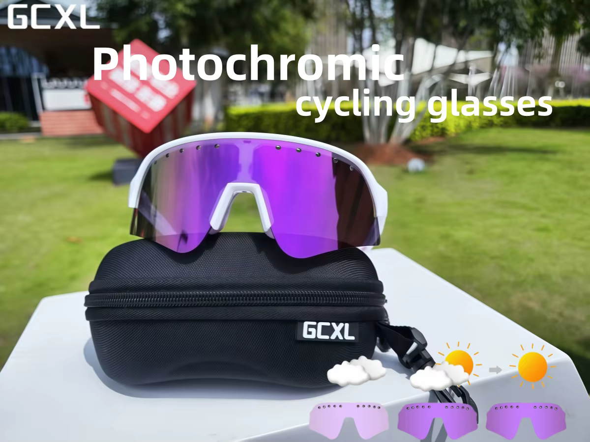 Lunettes de cyclisme avec verres photochromiques