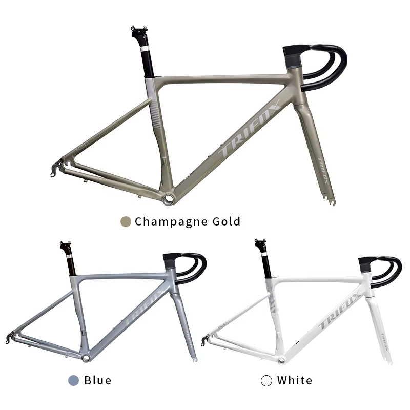 Cadre de vélo TRIFOX 700C en alliage d'aluminium 6061 léger