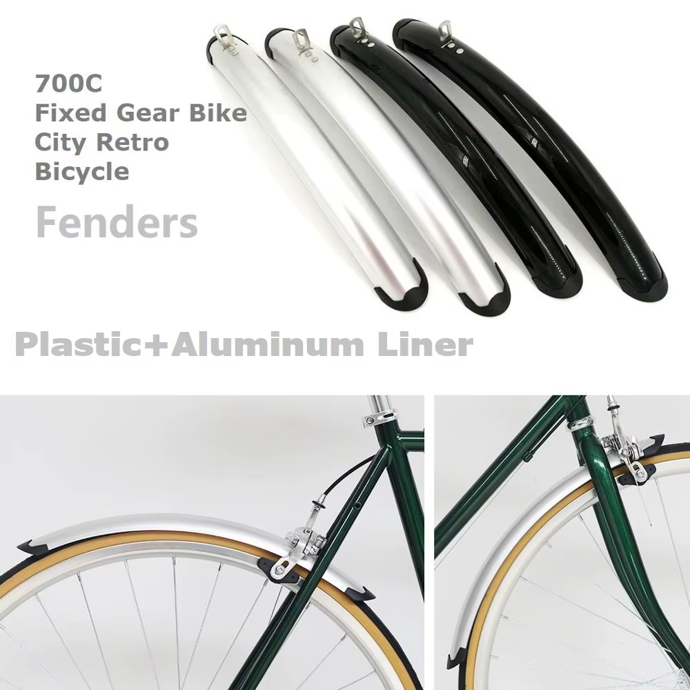 Garde-boue de vélo de route 700C à engrenage fixe