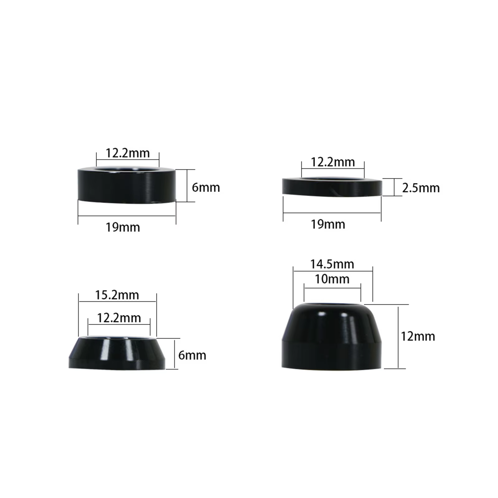 Axe traversant pour vélo d'entraînement 12x142-148mm en alliage d'aluminium usiné CNC pour cyclisme en salle P1.0 P1.5 P1.75