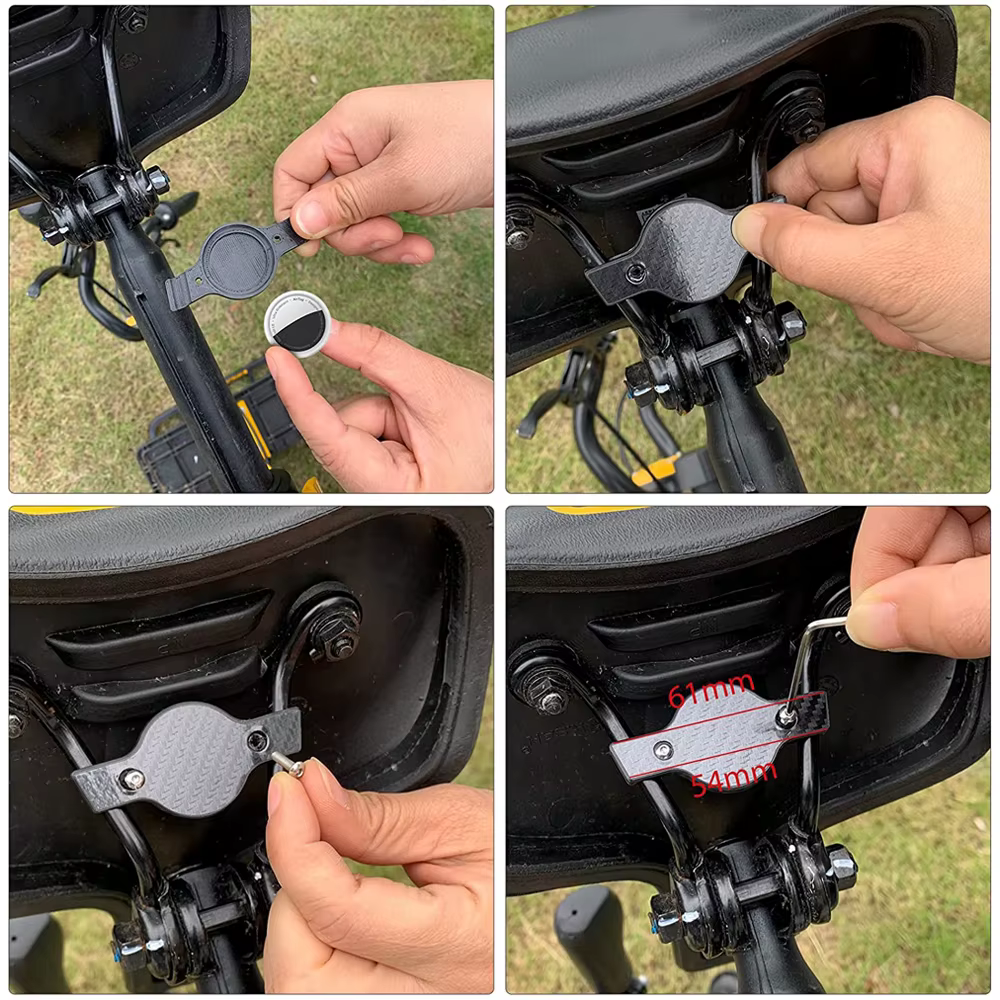 Support de vélo pour AirTag – Fixation anti-perte pour GPS