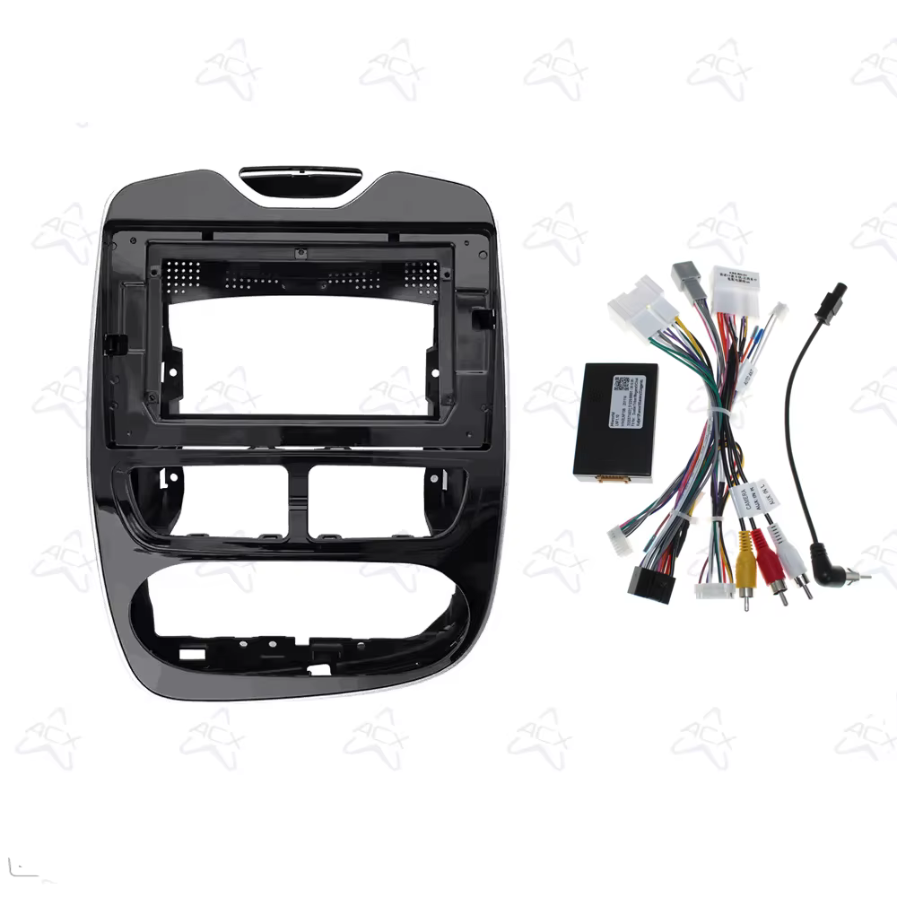 Pour RENAULT CLIO 2012-2016, autoradio 10,1 pouces, lecteur stéréo Android GPS MP5, unité principale 2 Din, cadre de tableau de bord pour installation