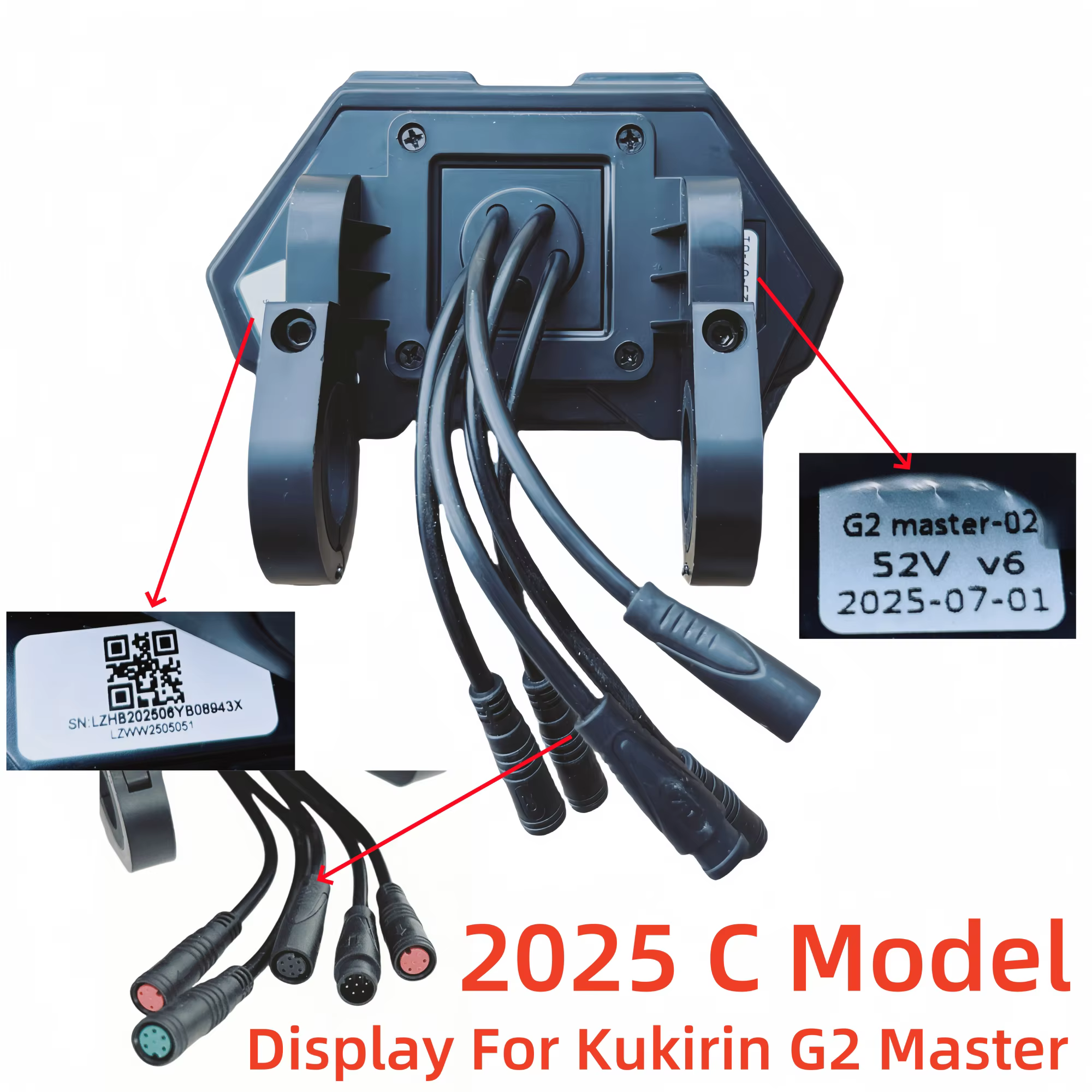 Écran LCD d'origine pour Scooter électrique Kukirin G2 Master Kugookirin G2