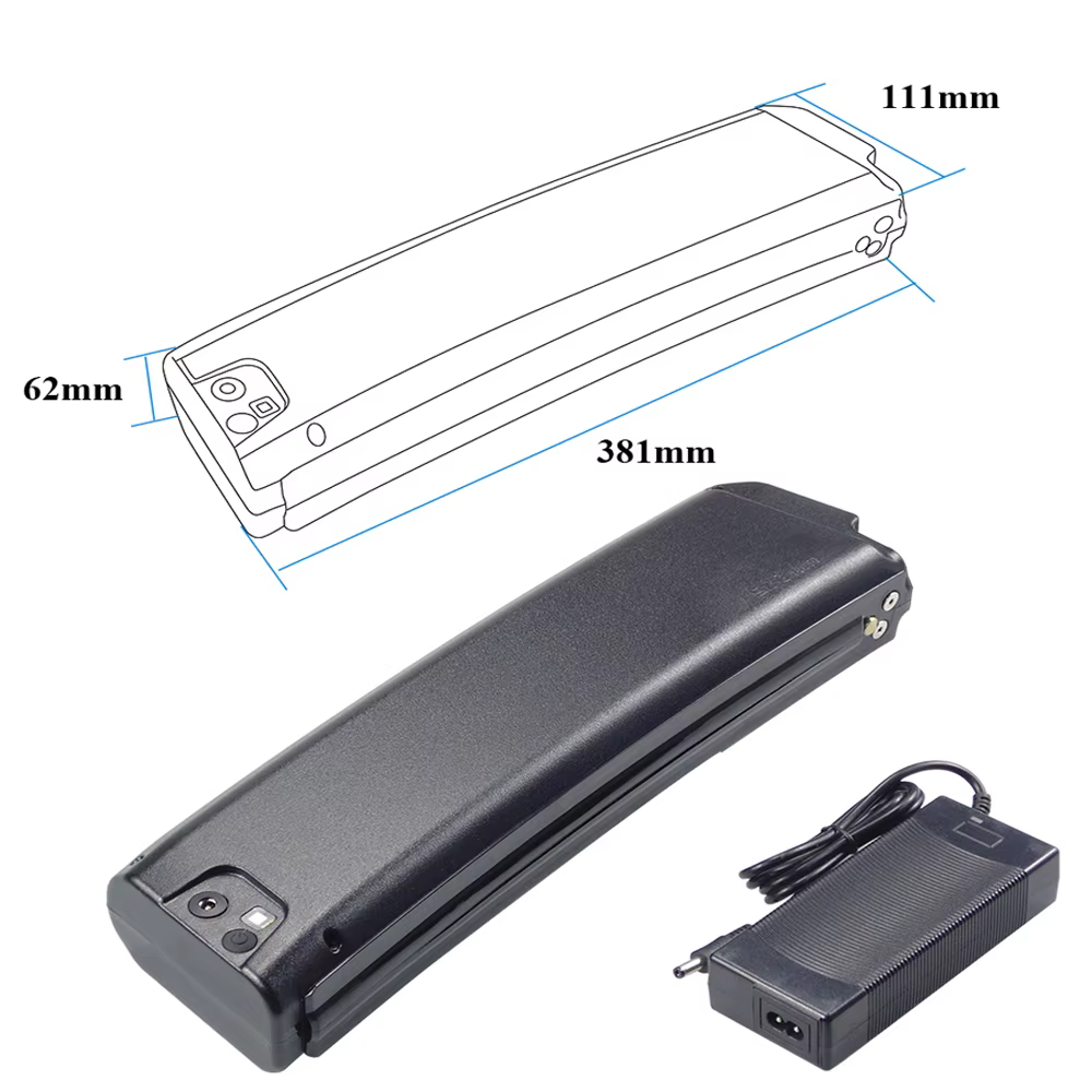 Batterie intégrée pliable pour vélo électrique 48V 14Ah