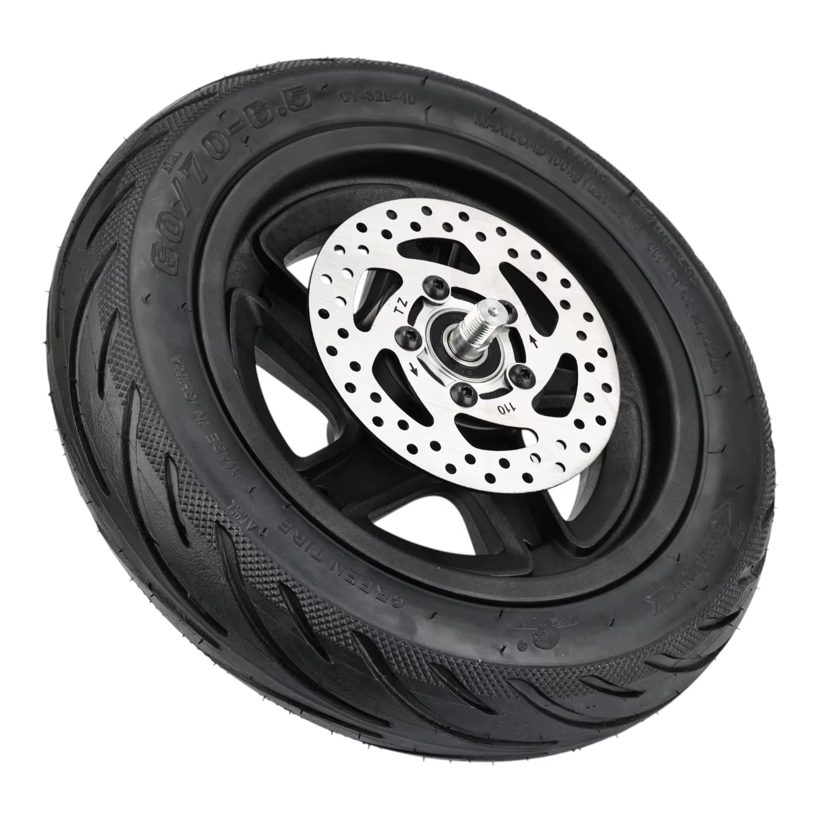 Ensemble de roue avant d'origine pour Scooter électrique Ninebot F2 F2pro F2plus 10 pouces 10*2.5