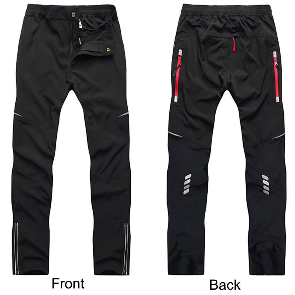 Pantalon de cyclisme imperméable à séchage rapide pour homme