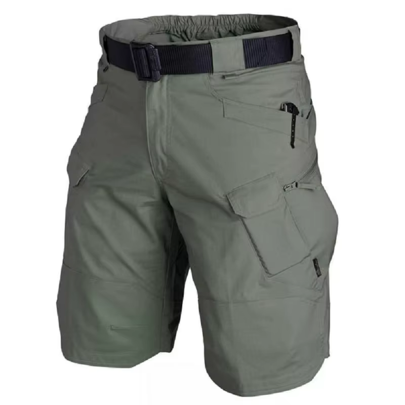 Short cargo militaire extérieur pour homme, short d'été urbain imperméable, pantalon de camp de trekking, multi-poches, grande taille, randonnée