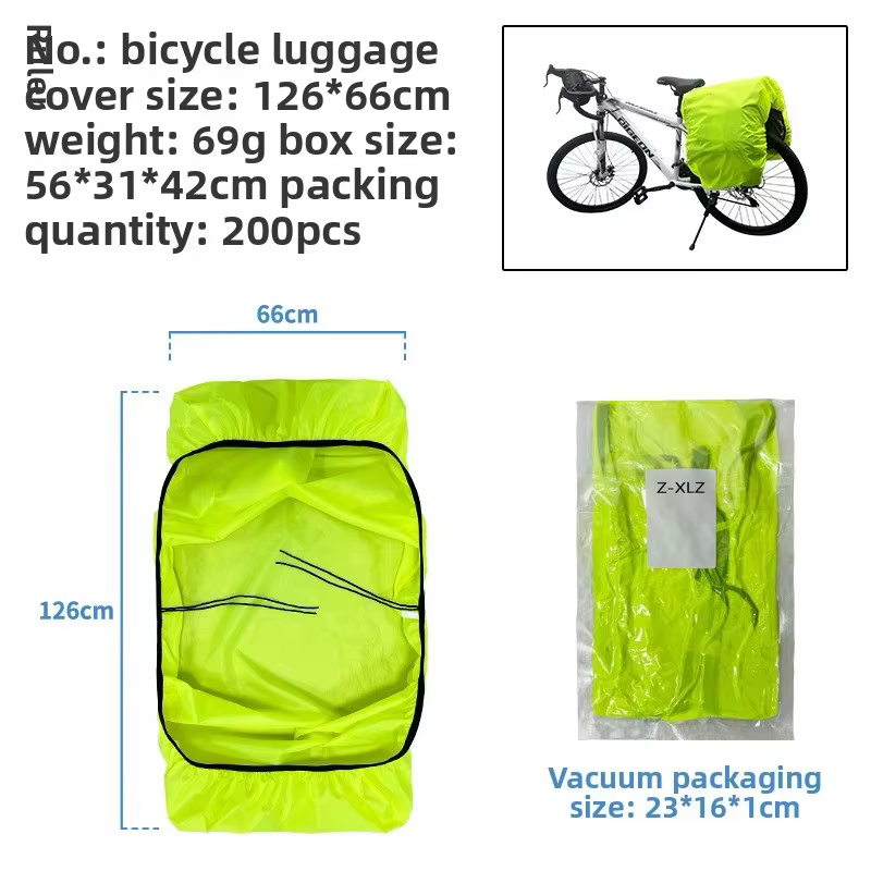 Housse de pluie pour vélo