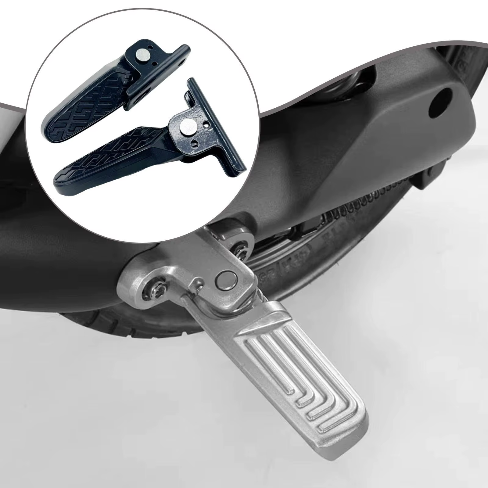 Pédales arrière de vélo électrique
