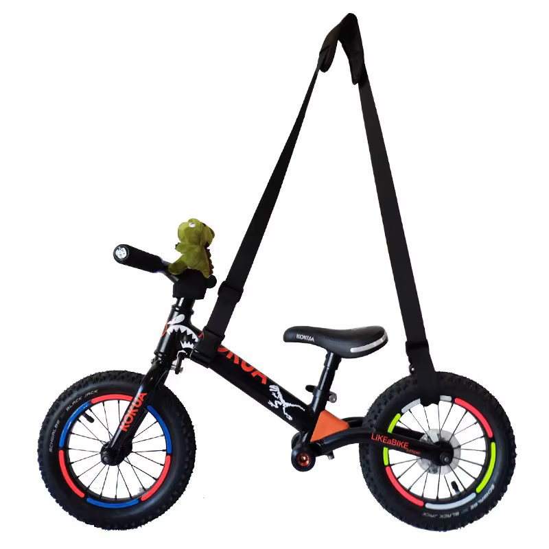 Sangle de transport réglable pour vélos pour enfants avec épaulettes