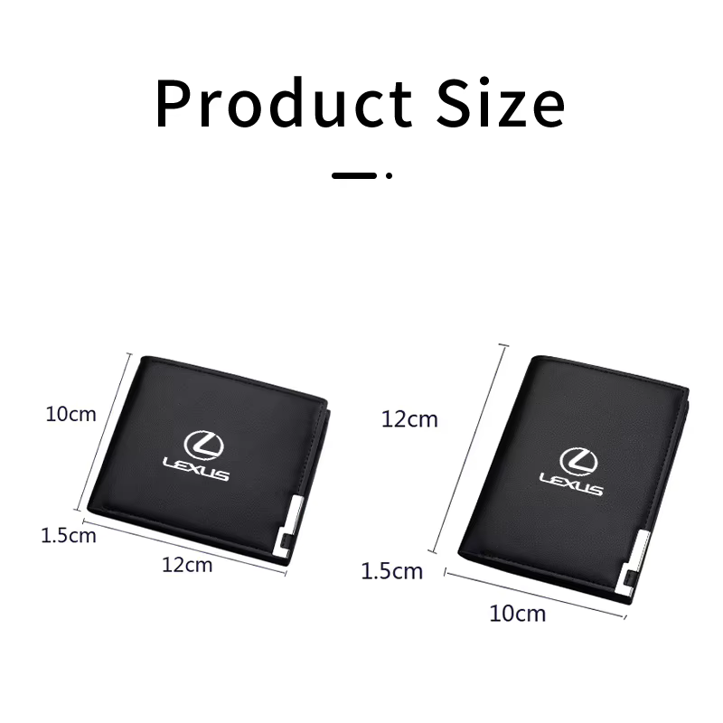 Portefeuille de rangement pour cartes de crédit, accessoires de voiture, permis de conduire, pour Lexus IS250 IS200 CT200h GS300 LS430 RX450h LX570 IS300 ES R