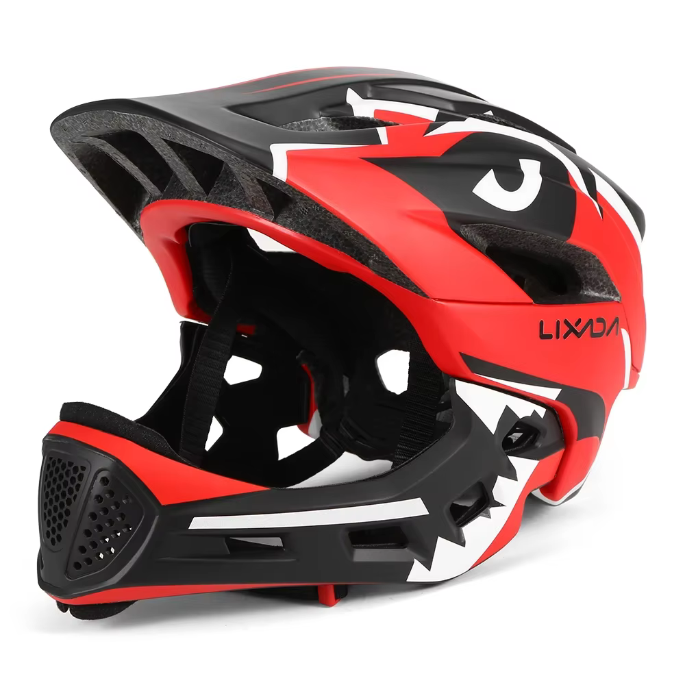 Casque intégral réglable pour enfants – Protection légère pour le vélo