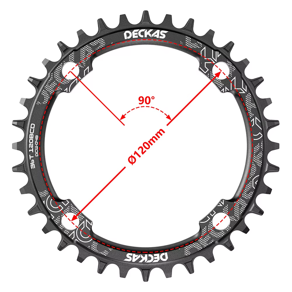 Plateau de vélo rond pour pédalier SRAM X5/X7/X9