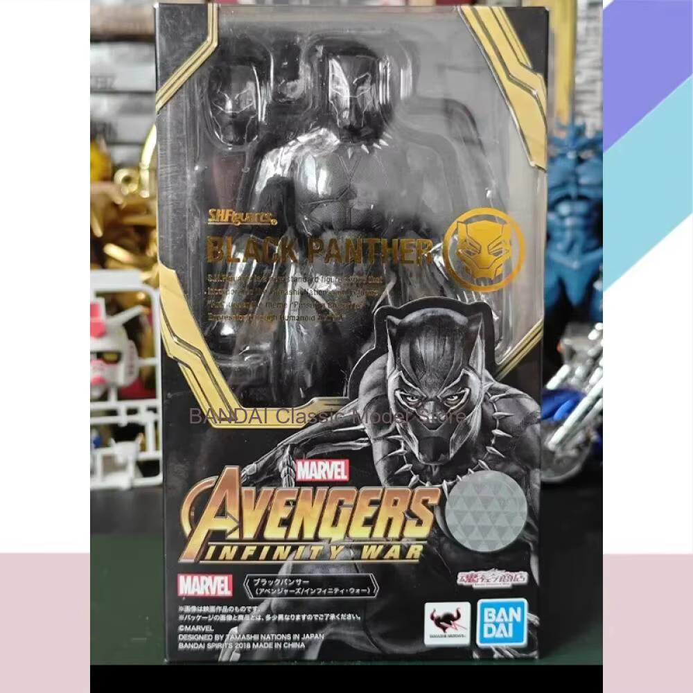En stock BANDAI Original SHF MARVEL The Avengers 3 Figurine de personnage complète IRON MAN Modèle Cadeau pour enfant Emballage en boîte en mousse