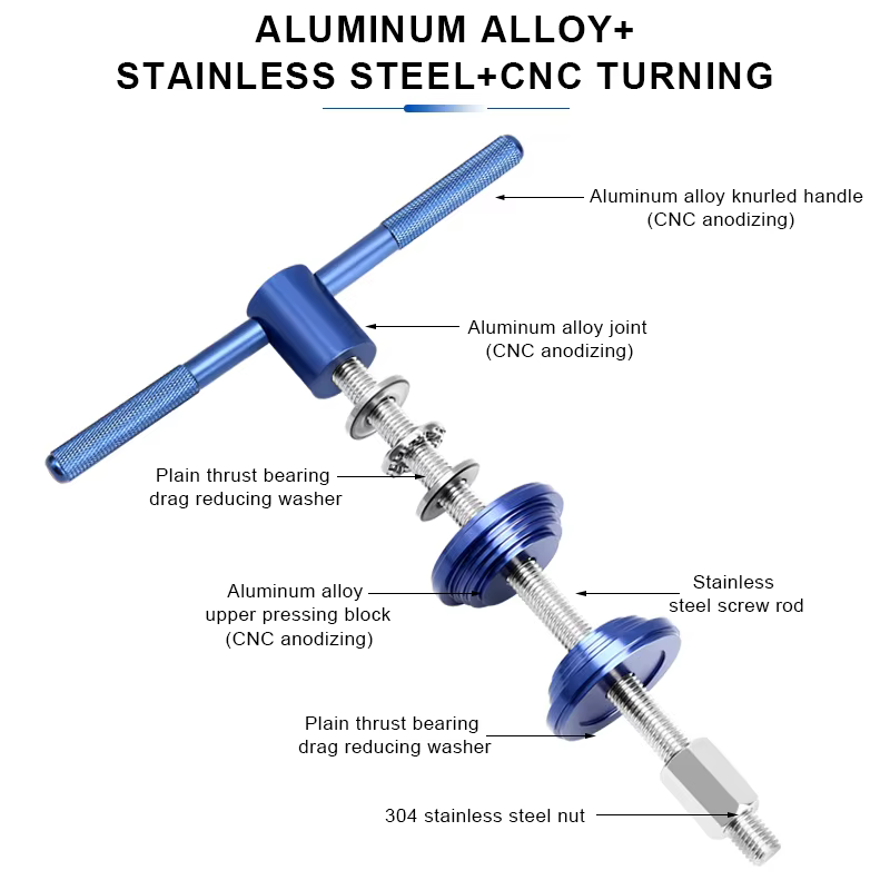 Outils d'installation rapide pour vélo astronomique