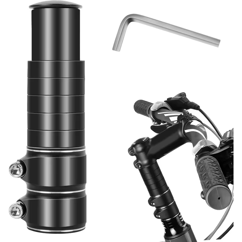 Riser de tige de vélo, extension de guidon