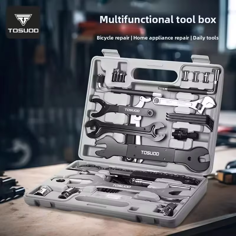 TOSUOD ensembles d'outils de vélo boîte outils de cyclisme