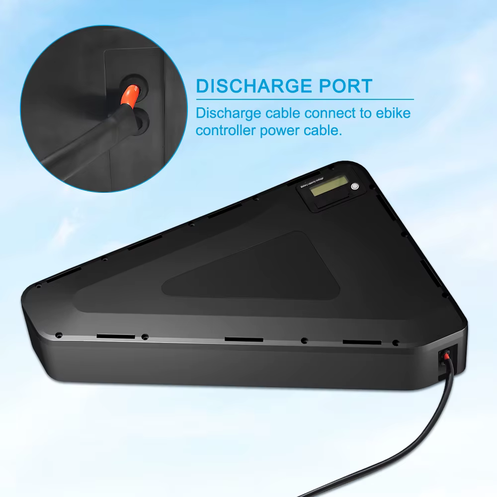 Batterie lithium-ion Triangle pour vélo électrique 36 V