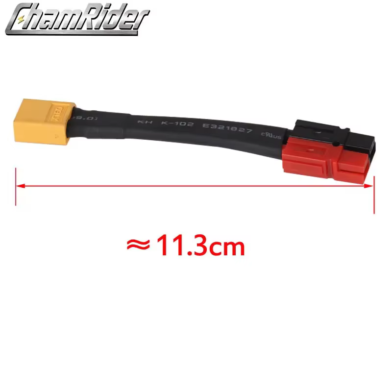 Adaptateur d'interface de batterie de vélo électrique XT60 Dullet T Port Anderson 2 XT90