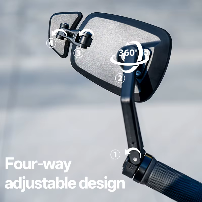 Walosphy 360 ° Rétroviseur double rotatif pour vélo