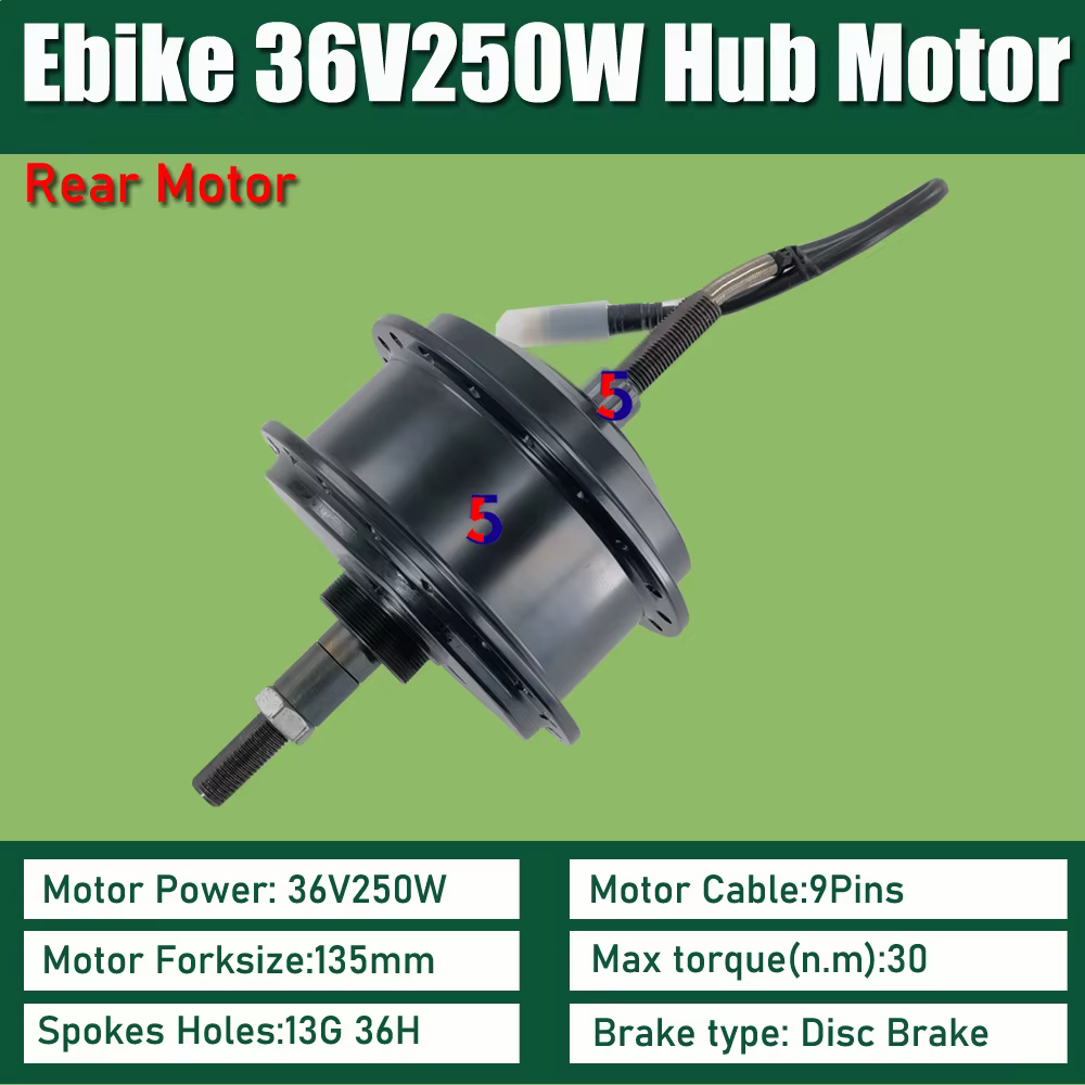 Moteur de vélo électrique 2.1kg