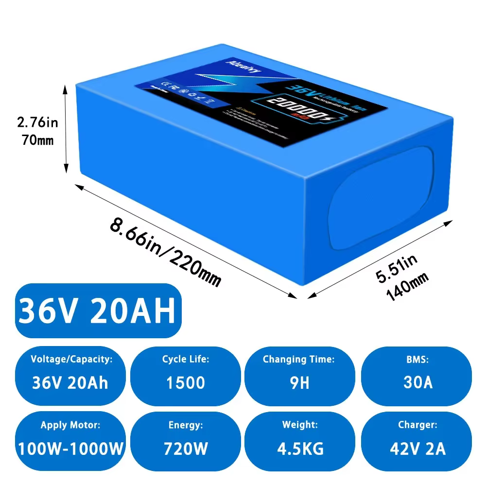 Batterie de vélo électrique haute capacité