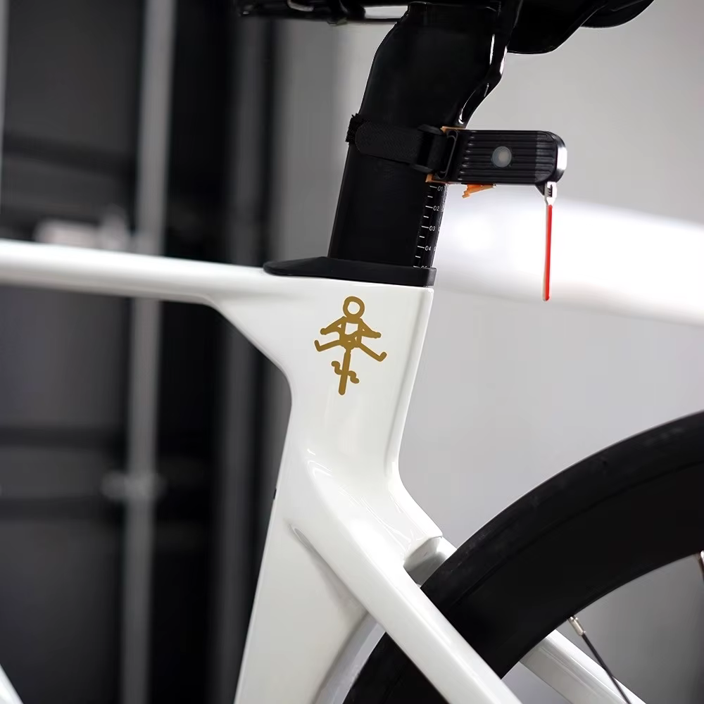 Autocollants universels en vinyle imperméables pour cadre de vélo de route et VTT, tube supérieur, autocollants de sécurité pour vélo, pour la décoration